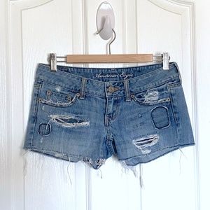 American Eagle Cutoff Distressed Denim Shorts